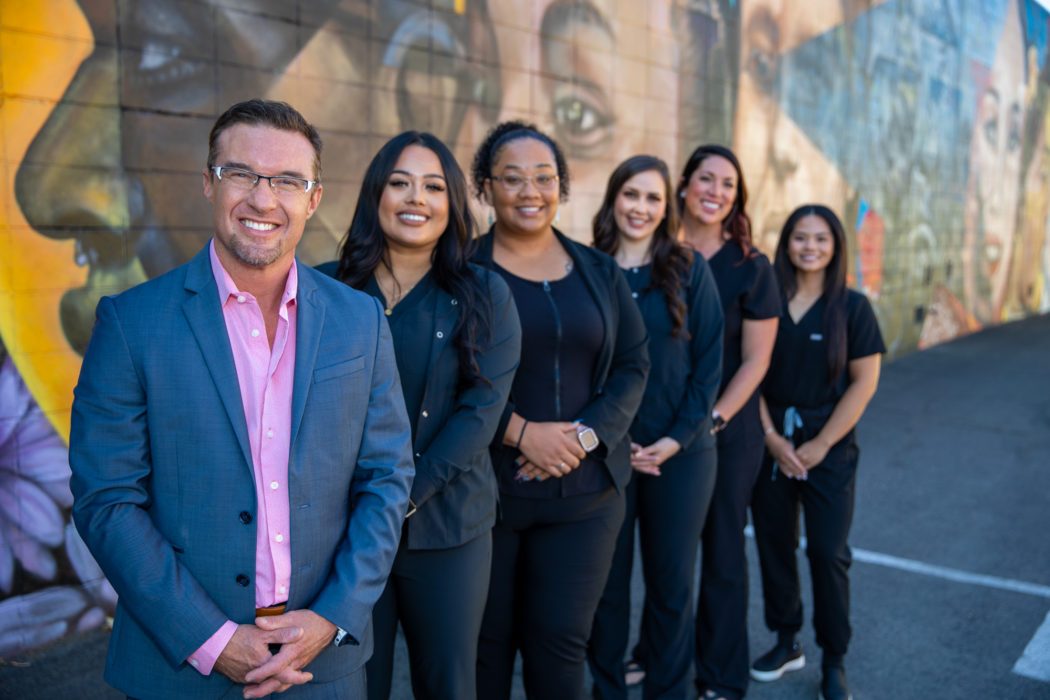 a successful dental practice staff photo